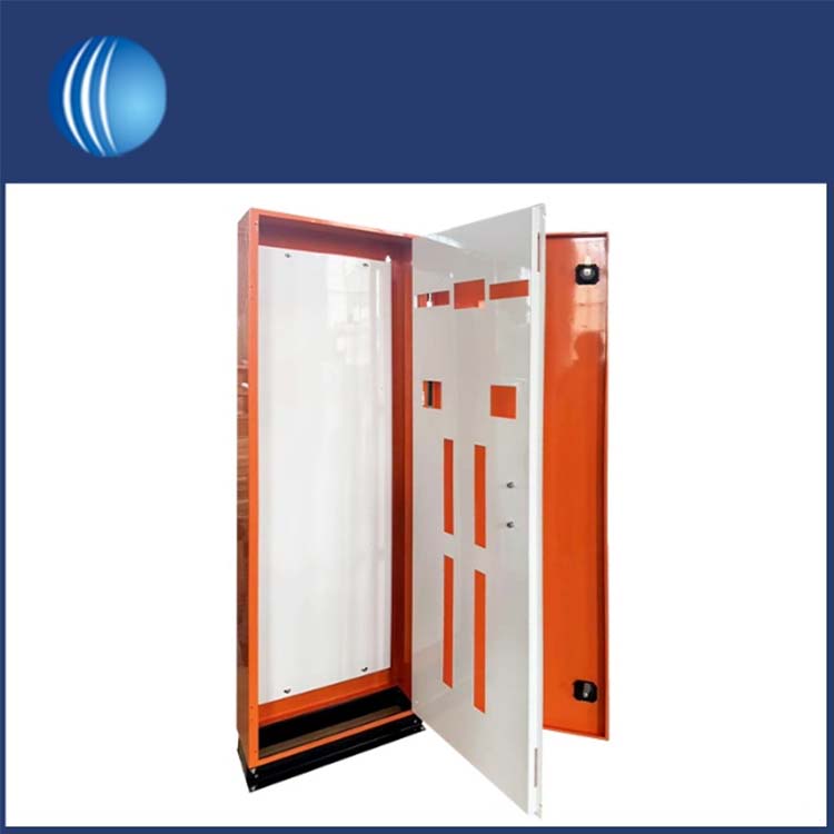 Industriskåp i metall i rostfritt stål